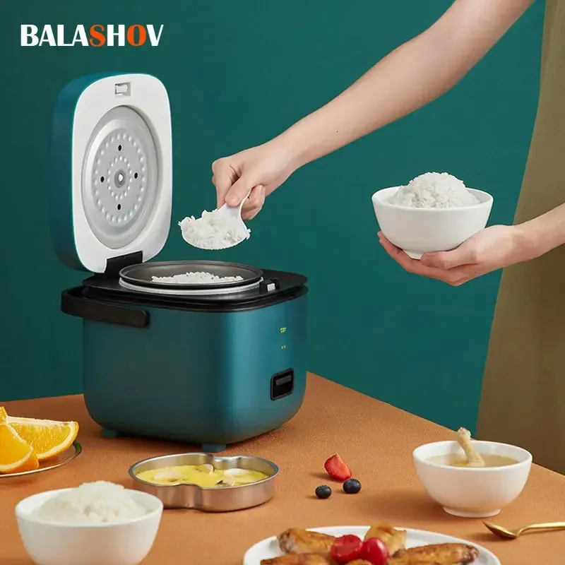 Mini Electric Rice Cooker Intelligent Automatic Hushåll Kök 12 People Small Food Warmer Steamer 12L 240104