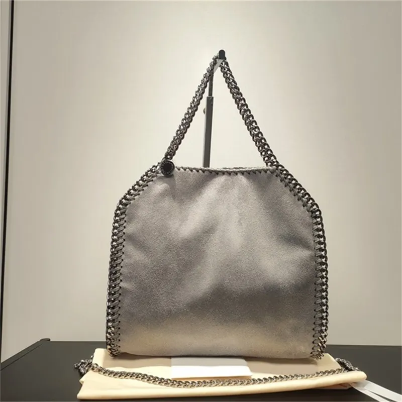 Foldable luxury shoulder bag soft leather handbag 7A stella mccartney ladies party makeup tote solid color simple designer crossbody bags temperament women to02