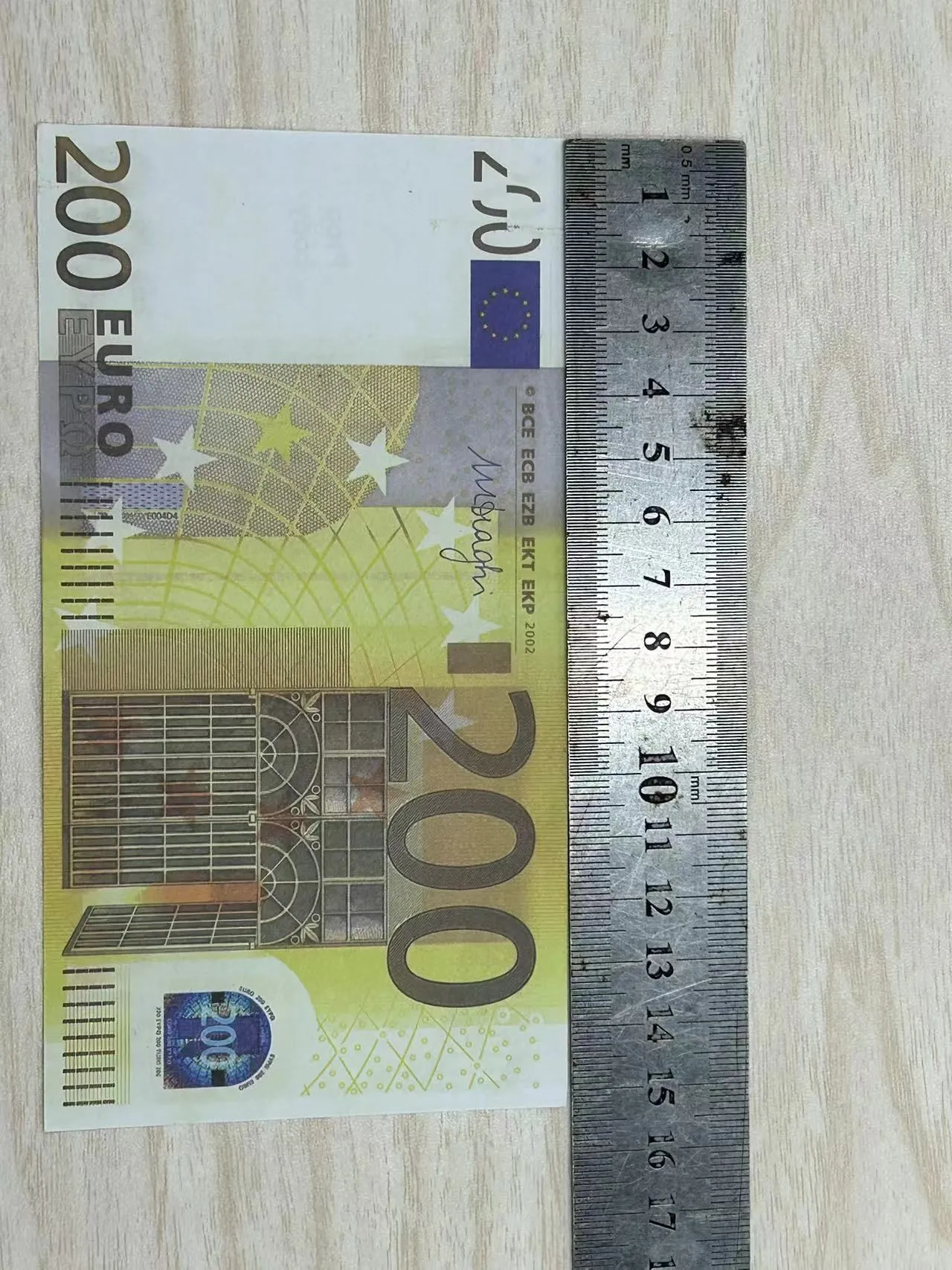 Copier de l'argent Modèles de devises de taille 1: 2 pour les accessoires pouvant être utilisés en dollars américains, en euros et en livres Cepjx