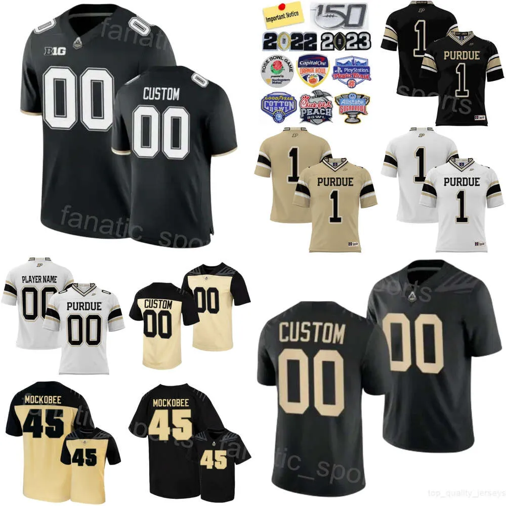 Universidade Purdue Futebol 21 Sanoussi Kane Jersey College 1 Hudson Card 45 Devin 3 Tyrone Tracy Jr 4 Deion Burks 31 Dillon Thieneman ProSphere Nome personalizado Número