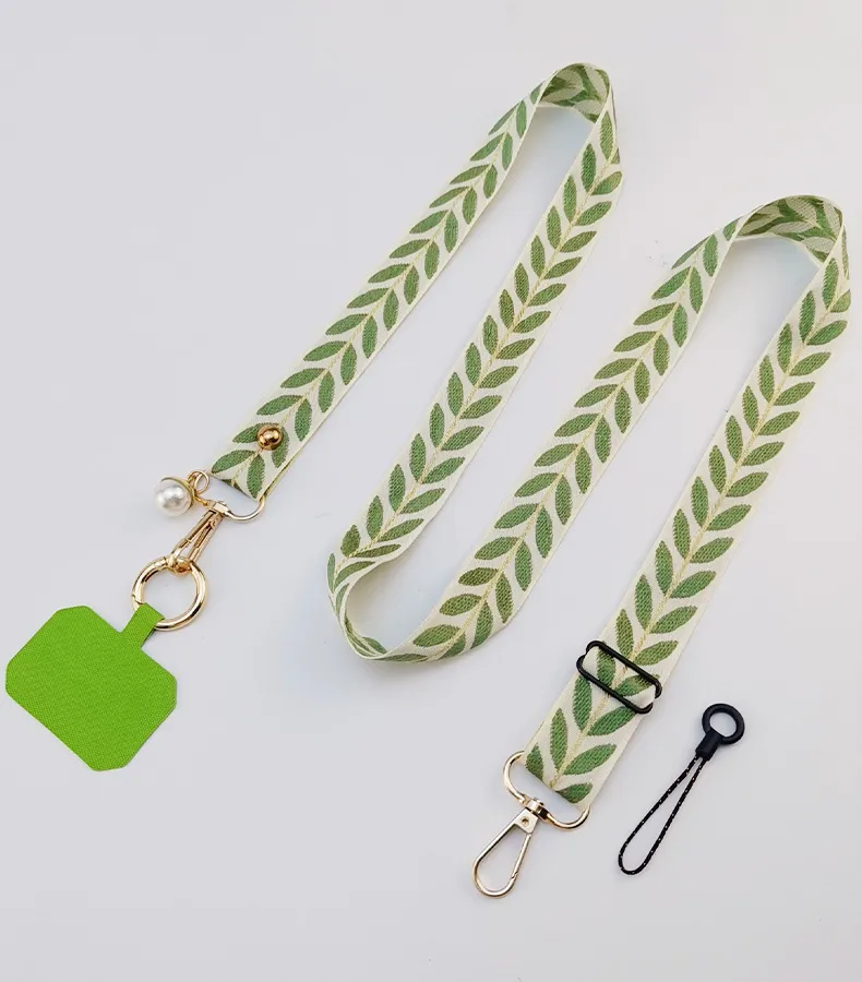 10 Stück süße Umhängeband Charm Telefon Umhängetasche lange Lanyards für iPhone Samsung Huawei Handytaschen Riemen Schlüsselanhänger ID-Karten