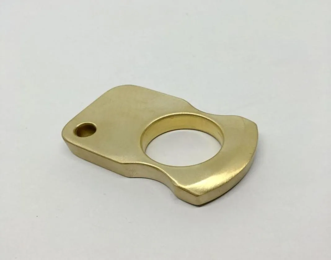 10 mm mosiężny drut pierścieniowy Rysunek Pure Copper Szybki wiszący EDC Palec samoobrony Tiger LeBF72718415903823988