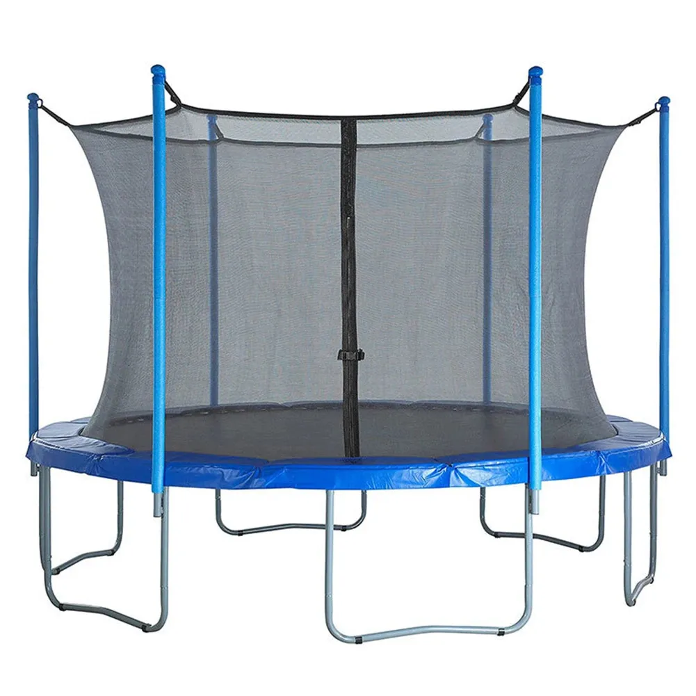 thumbnail image 2 of 12ft Trampoline Safety Enclosure Net - Replacement Nylon Protection Net For Outdoor Trampolines 2 of 9