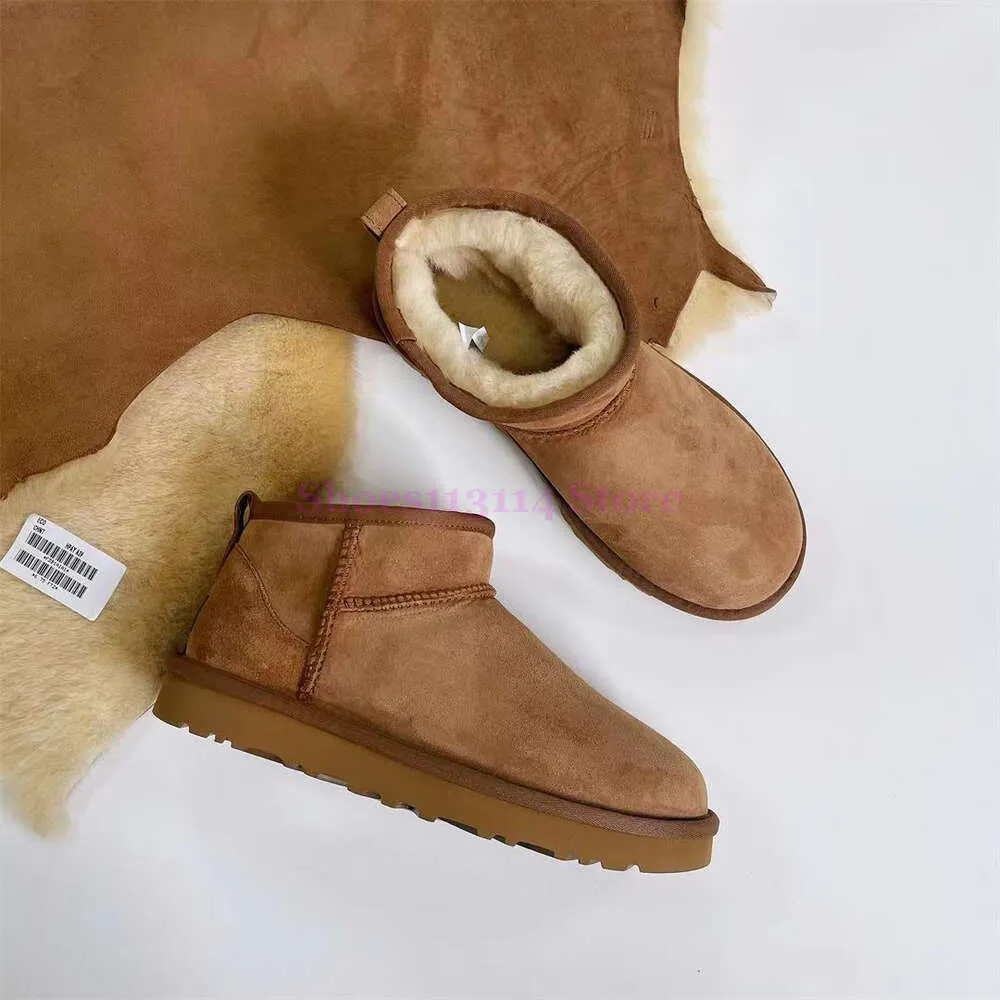 10 AAustralië platform klassieke ultra mini snowboots dames winter dikke wol bont warme tasman tazz slip-on schoenen dames thuis huis slippers