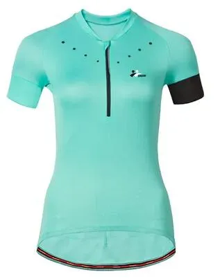 Sets womens Light Green Cycling Short Sleeve Jersey 2024 Maillot Ciclismo Bike Riding Clothes Bicycle Cycling Clothing D12