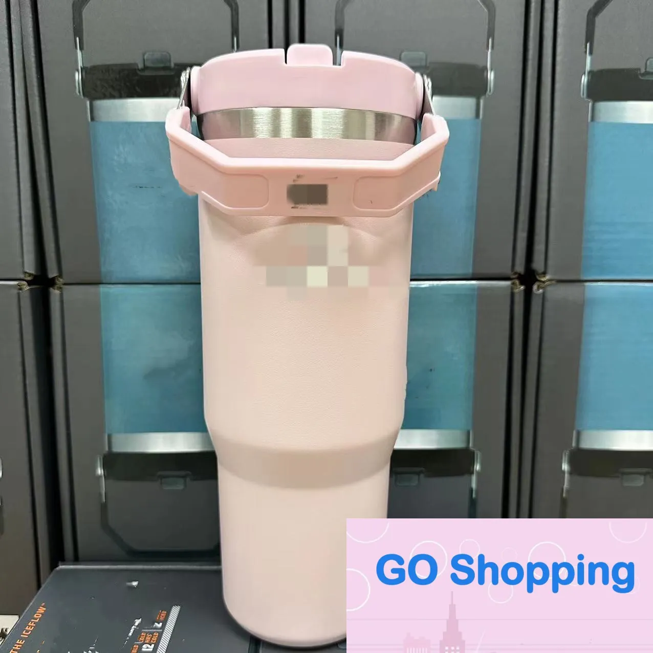 Fashion Car Tumbler Stainless Steel Vacuum Insulated Coffee Cup with Handle Lids 30oz Car Mugs Wholesale