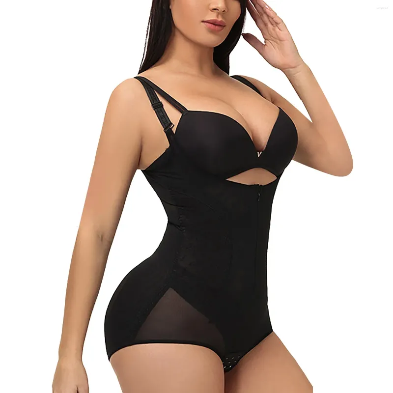 여성 셰이퍼 여성을위한 Shapewear Fajas 전신 셰이퍼 전 구근관 상단 장착 된 깎아 지른 바디 수트 여성 언더 셔츠 허리 훈련 코르셋