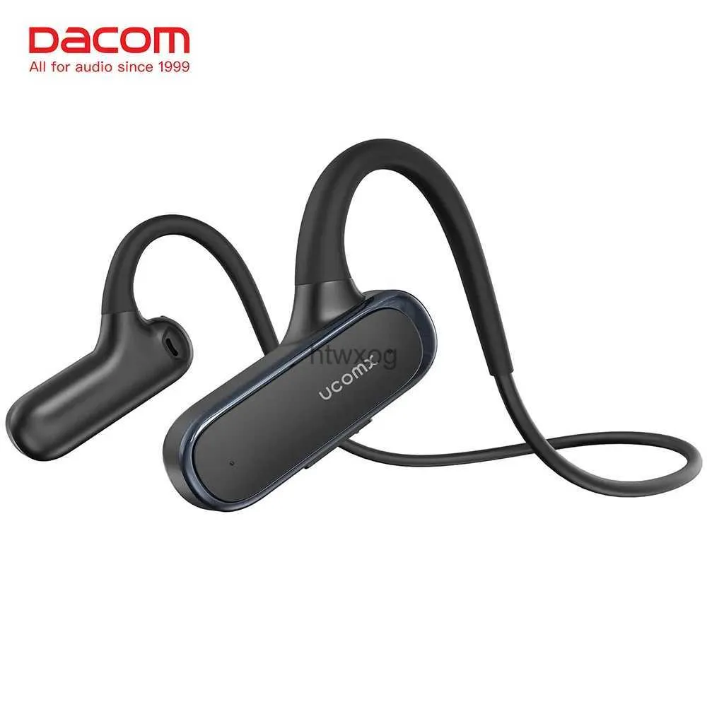 Auricolari per cellulare DACOM Cuffie wireless Auricolari Bluetooth Pulsante fisico Conduzione in aria aperta IPX6 Cuffie impermeabili adatte per Android iOS YQ240105