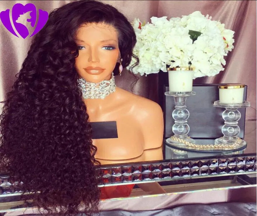 1030inches Long Synthetic lace front Wigs For Black Women kinky Curly Natural BlackRedbrown blondeburgundy color Wigs Heat Re8941575