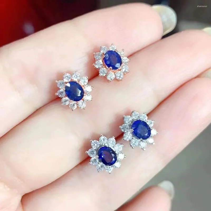 Natural sapphire stud earrings deals