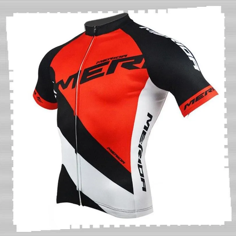 ركوب الدراجات Jersey Pro Team Merida Mens Summer Quick Dry Sports Uniform Mountain Bike Stirts Road Bicycle Tops Racing Clothing Outdoor 279S