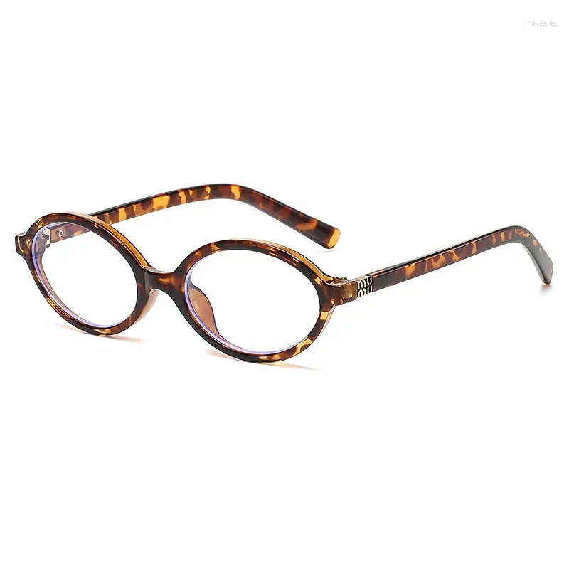 Zonnebrillen 2024 Modesterstijl Ovale bril Small frame Vintage brillen Korea Retro -bril UV400