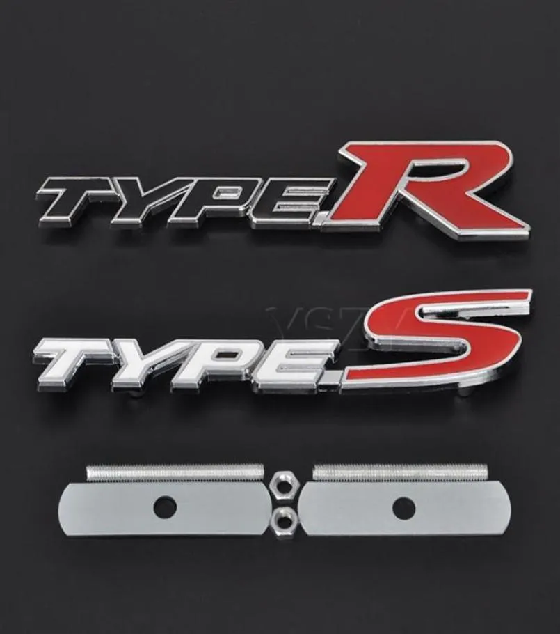 Distintivo della griglia dell'emblema della griglia del cofano anteriore dell'automobile di moda per CIVIC Type R Racing Type S Sport Accord Crv Hrv Accessori auto19967560453