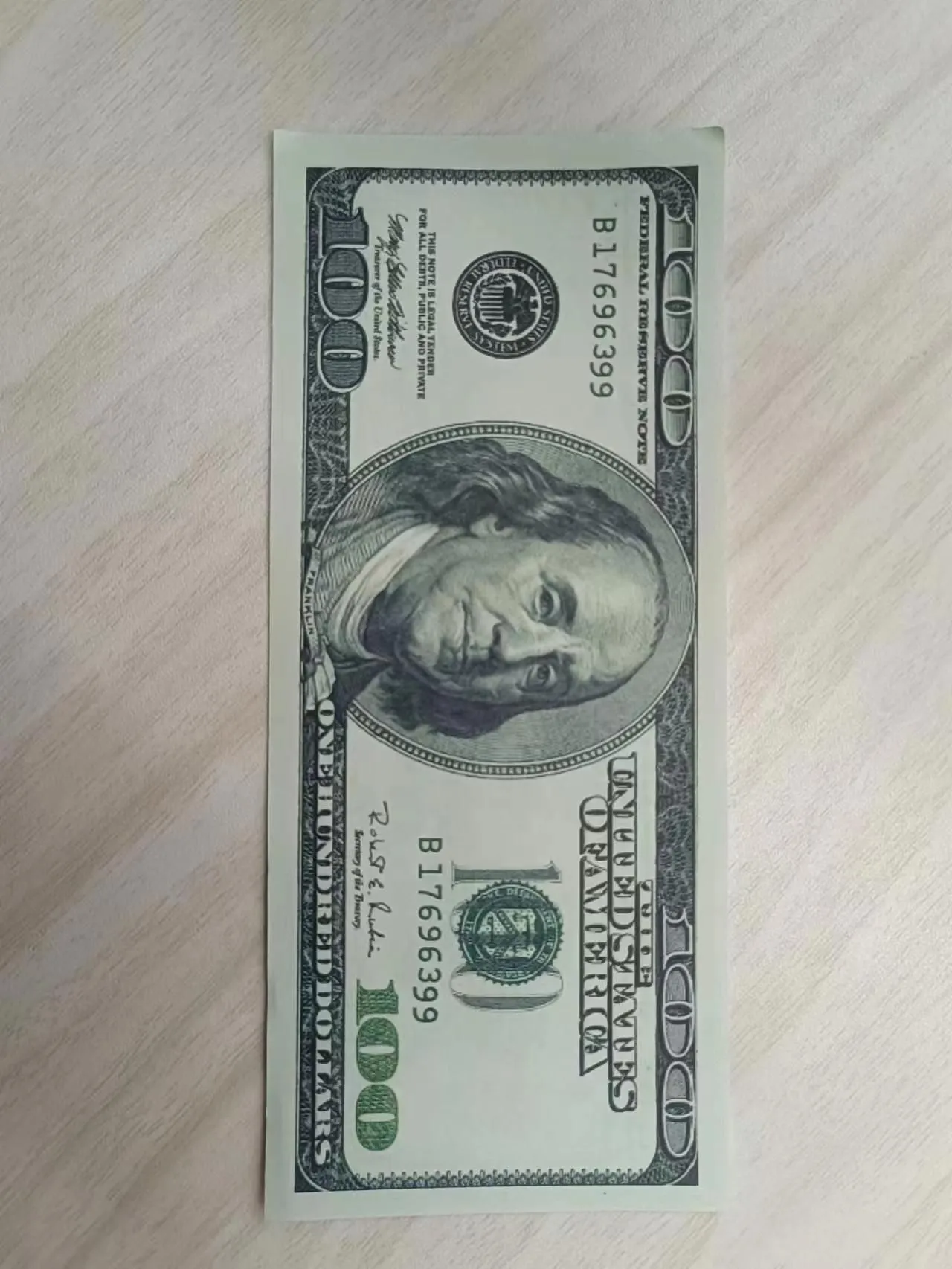 Kopiera pengar Faktiska 1: 2 Storlek US Dollar Foreign Valuta sedel