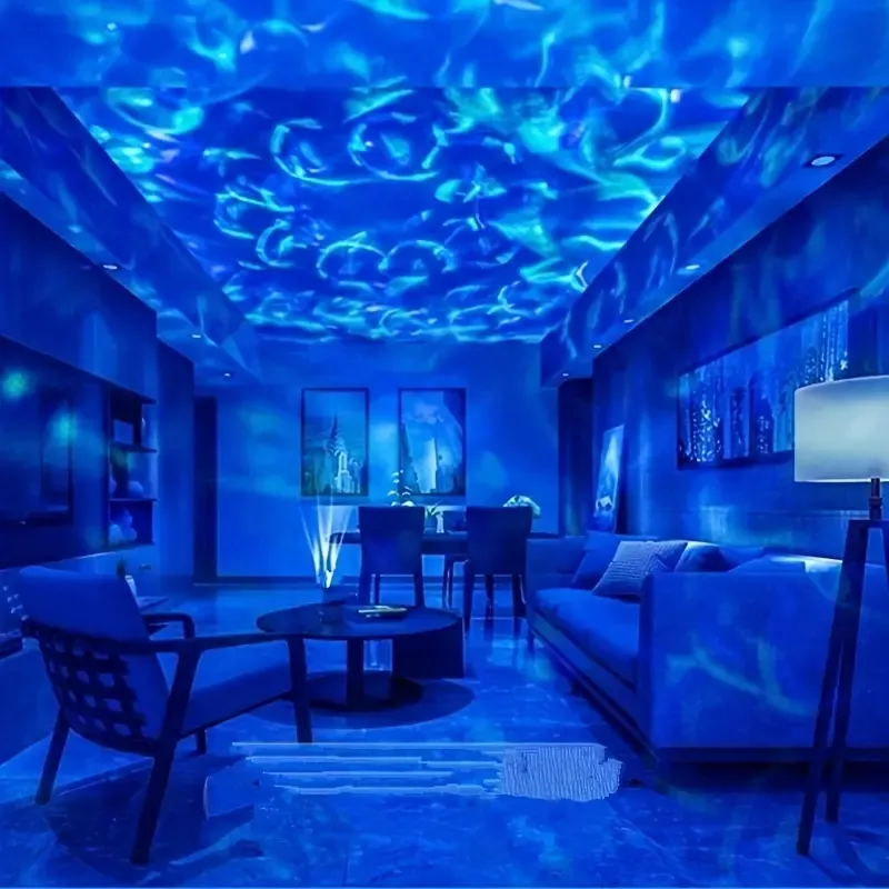 Star Projector,Galaxy Projector,Ocean Wave Projector, Water Light Projector For Bedroom Night Light Projector,Water Lamp For Adults Gaming Room, Home Theater.
