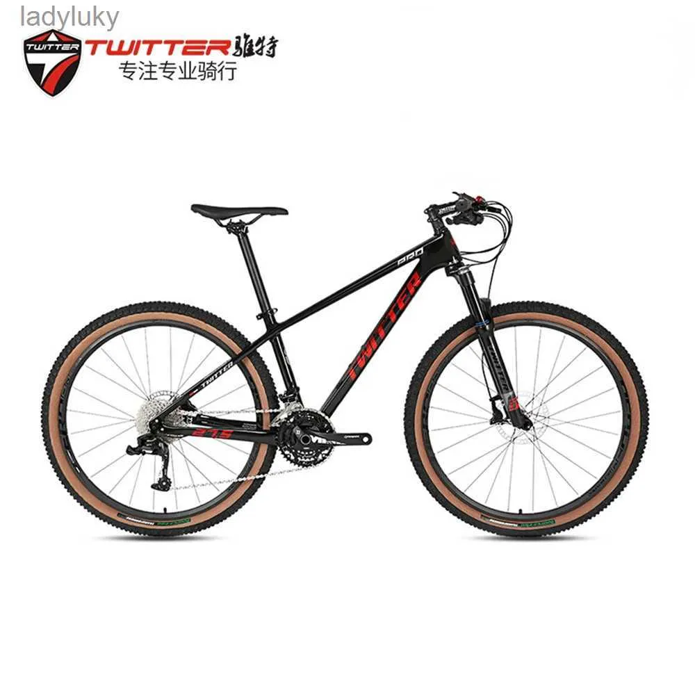 Biciclette TWITTER LEOPARDpro MTB 30 velocità mountain bike in fibra di carbonio 29 bicicletta da fondo da 27,5 pollici Bicicleta 12,5 kg di carico 200 kgL240105