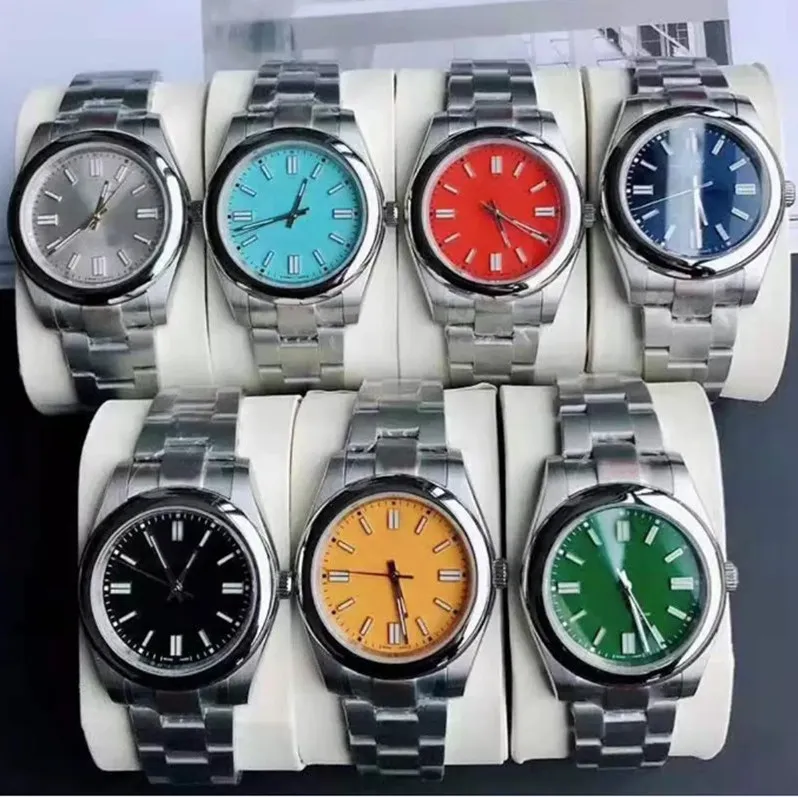 Luxury Ceramic Bezel Sapphire Men tittar på Mechanical Automatic Movement SS Fashion Watch Men's Designer Watches armbandsur 01