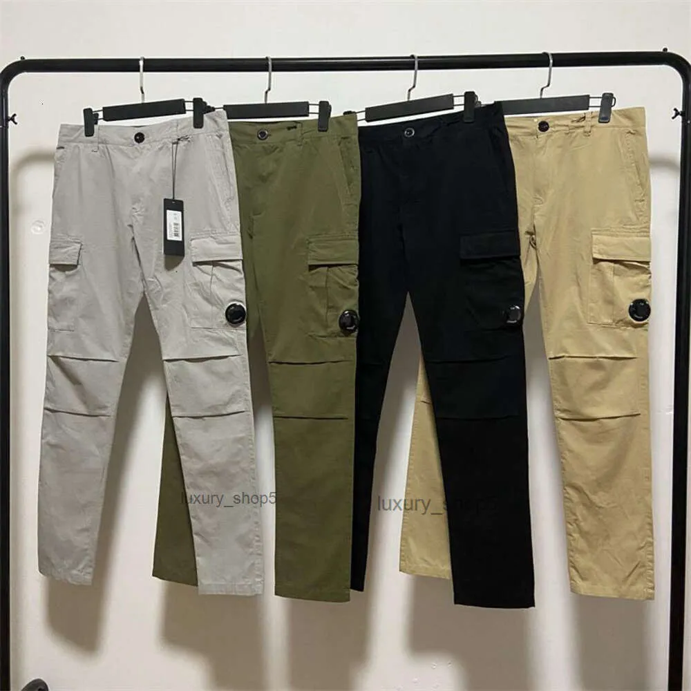 Designer pants High end pure cotton washed men's cp designer Cargo pants casual version slim fit and slimming workwear pants trendy Pants company