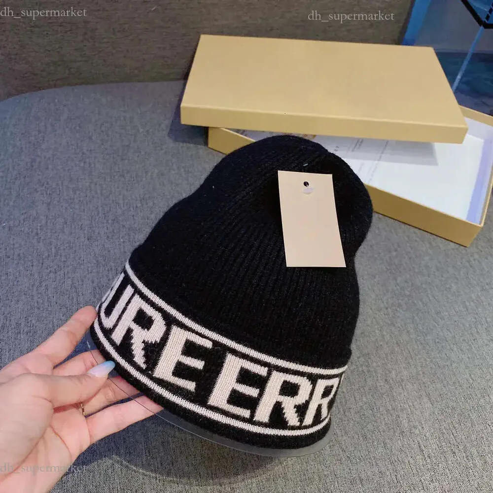 Hoeden Ontwerpers Luxe Burrberry Hoed Muts Herfst Winter Mannen en Vrouwen Trendy Mode Burrberry Cap Effen Kleur Met Letters Zacht en Comfortabel