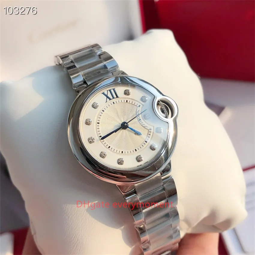 Montres pour femmes de super qualité 33mm 2813/2824 Mouvement Montre mécanique automatique Saphir Nuit Lueur Profonde Étanche Ballon Bleu Montres GD Factory