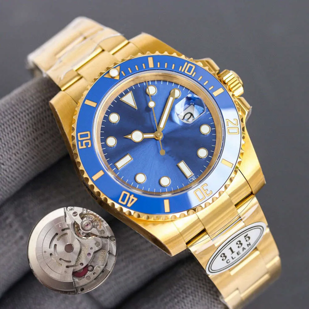 Rolxes Superclone DZ luksusowe męskie marka zegarek automatyczny mechaniczny wodoodporne podwodne zegarek CTMF Sapphire Mirror Dials pracuje stały pasek ze stali nierdzewnej