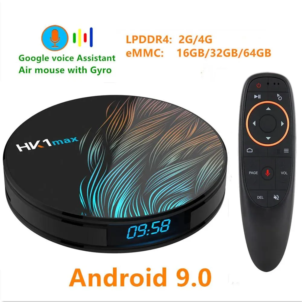 Box HK1 Max RK3318 Android 11 TV Box 4K Google Assistant 4G 64G 3D VIOLE