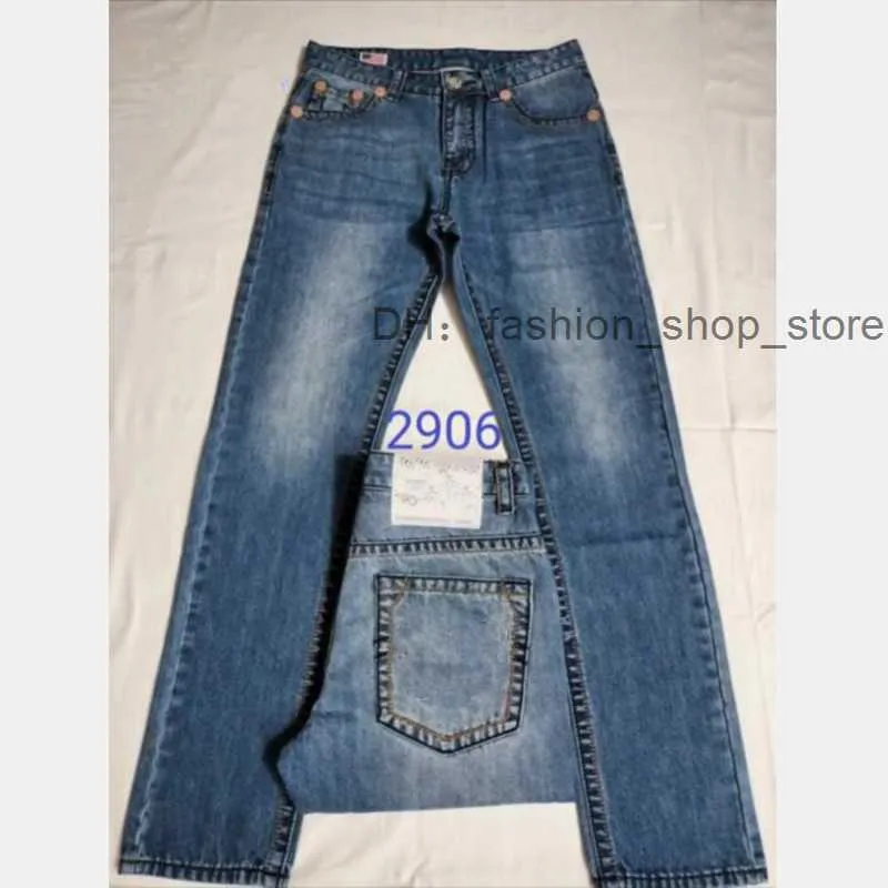 viola Jeans True Long Pantaloni Uomo Linea grossolana Super Religion Uomo Casual Matita Blu Pantaloni denim neri Pantaloni di alta qualità top cp viola demin 10 TDA4