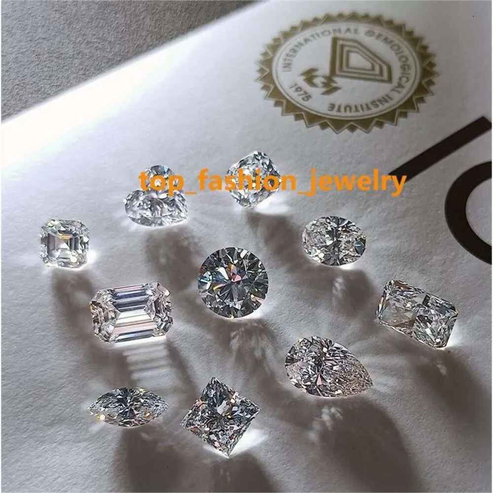 Glory Pace Loose Lab Grown Diamonds CVD HPHT DEF VVS Olika sticklingar White Diamond India Jewelry Making Wholesale