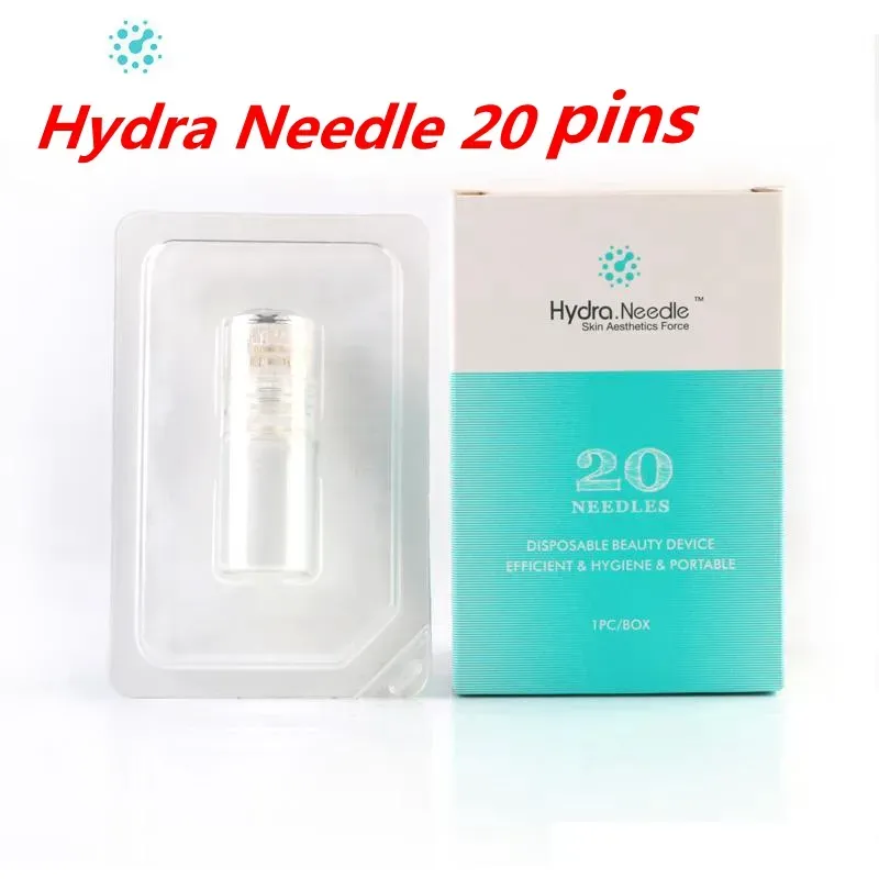 Hydra Needle 20 Serum Applicator Aqua Gold Microchannel MESOTHERAPY Tappy Nyaam Derma Stamp Fine Touch Microneedle Roller CE FDA