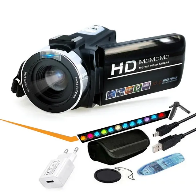 Videocamera Digitale Per Bambini Con LCD 2″ E Zoom 16x – Foto E Video 1280×720 – Compatta E Resistente – Colore Nero