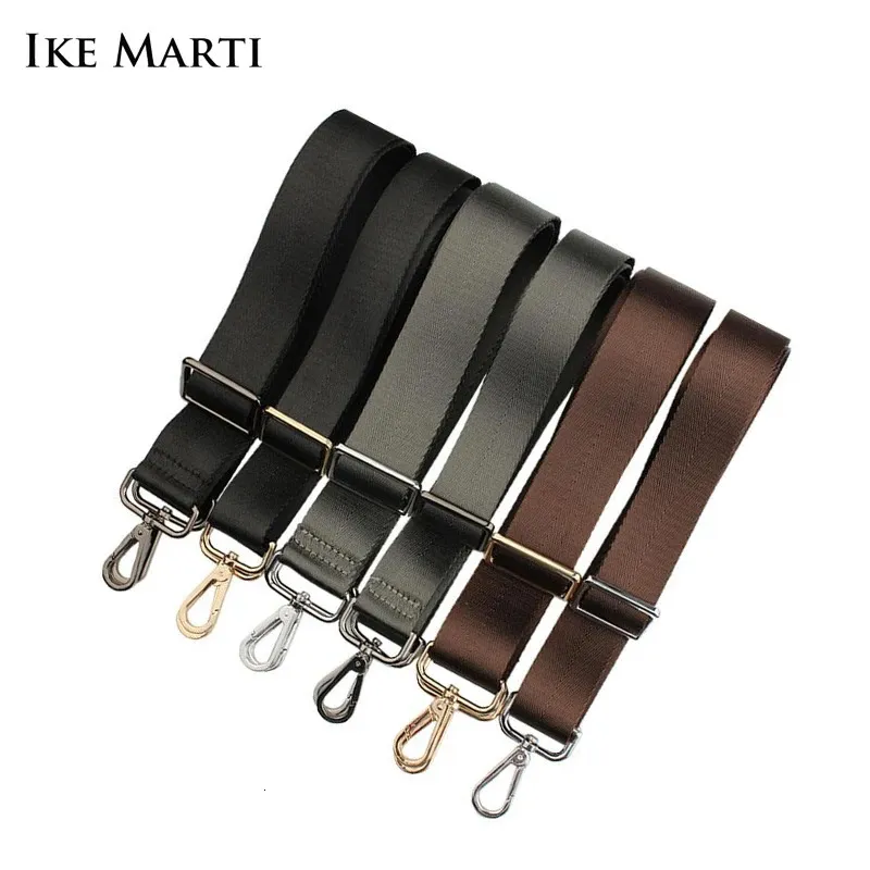 IKE MARTI Replacement Adjustable Bag Strap for Shoulder Bags Men Briefcase Luggage Messenger Black Women Accessories 240105