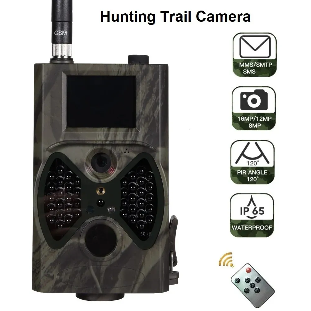 Açık 2G HC300M 1080P Hücresel Trail Kameraları Yabani Tuzak Oyunu Gece Görme Avı Güvenliği Kablosuz Su Geçirmez Hareket Etkinleştirildi 240104