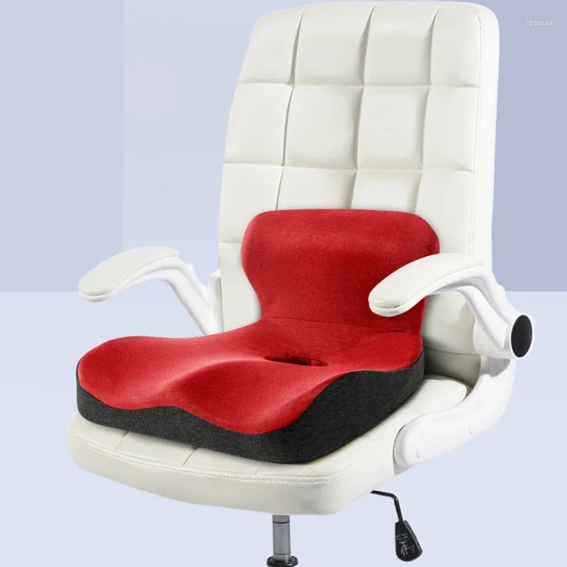 Travesseiro "L" Forma Espuma de Memória Conforto Ortopédico Design Ergonômico Costas Cóccix Para Assento de Carro Cadeira de Escritório Alívio da Dor