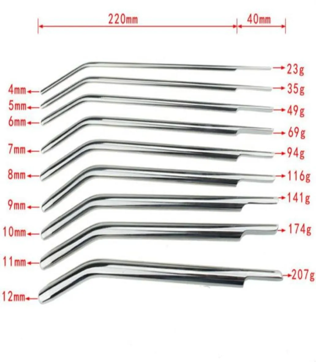 RUNYU 260MM Smooth Head Stainless Steel Catheters Urethral Dilators Urethral sound Sounding Penis Plug Stretching Sounds Male Sex 7898984