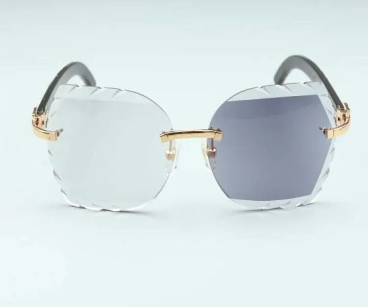 Lente scolpita di nuova moda di fascia alta 8300817B8 montatura per occhiali in corno misto naturale di lusso 5818135mm occhiali che cambiano colore uno specchio 8653763
