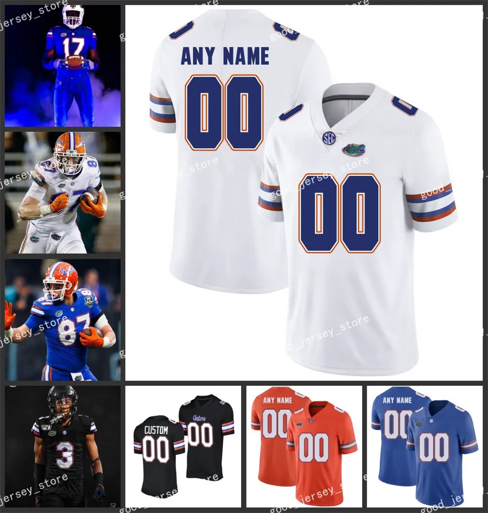 Benutzerdefinierte Florida Gators College Football MÄNNER JUGEND Jersey Trask Kyle Pitts Tim Tebow Emmitt Smith Mohamoud Diabate Angepasste Trikots 2024 Neuester Stil