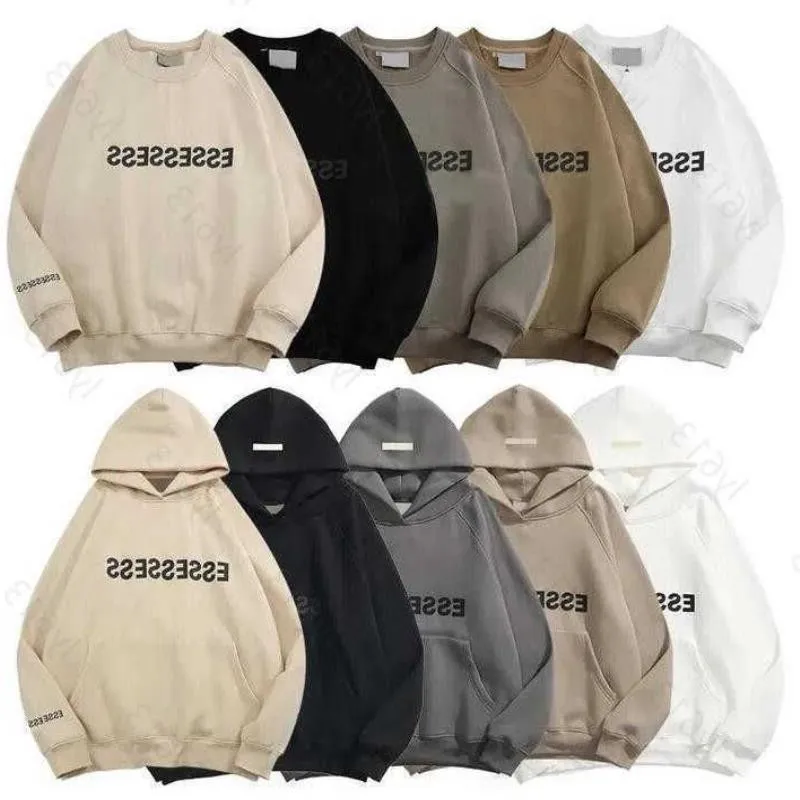 Hoodies dos homens moletom Essentialshoodie homens mulheres designer sweatershirts streetwear pulôver roupas soltas com capuz jumper de alta qualidade ess olpk