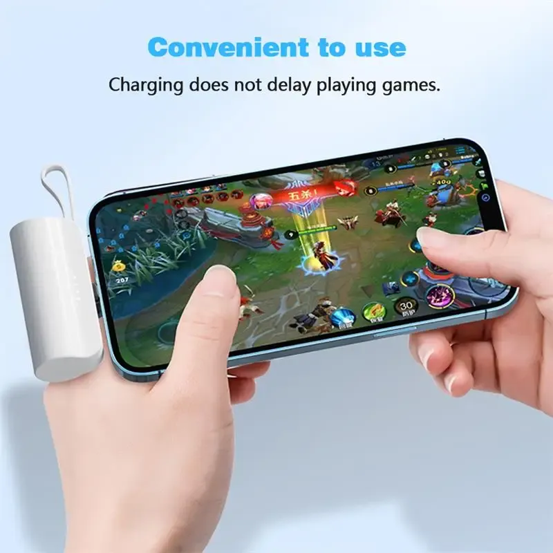 Power Bank 10000mAh Built in Cable Mini PowerBank External Battery Portable Charger For iPhone Samsung Xiaomi Spare Power Banks