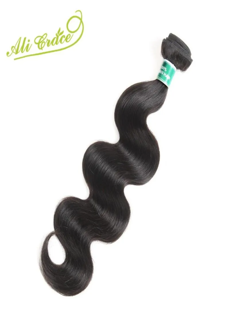 ALI GRACE cheveux malaisiens vague de corps cheveux naturel noir 1028 pouces 100 Remy cheveux humains paquets 1 pièce 7683661