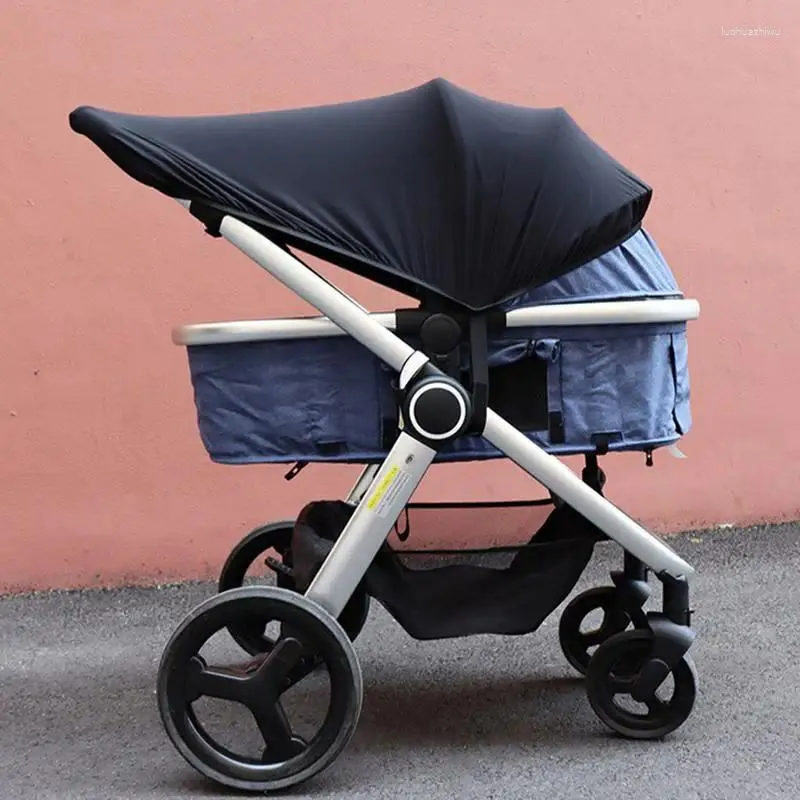 Barnvagnsdelar universal solskugga anti-uv baby upf50 andningsbar och sova för