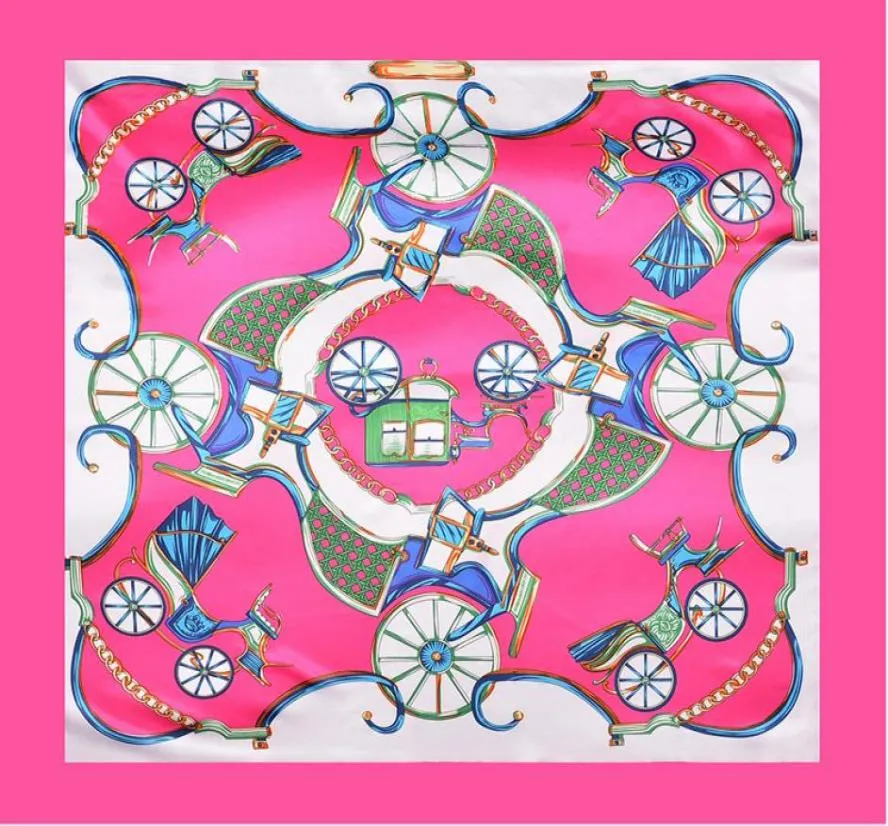 Foulards de tête 90 Foulard en soie haut foulards cou Foulard Femme haut de gamme bandeau accessoire polyvalent 1395073