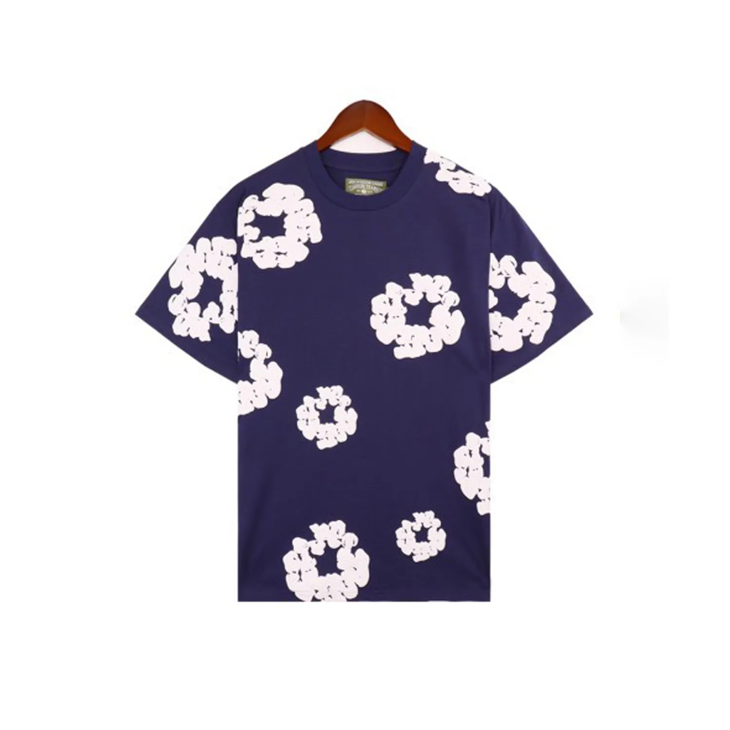 Tasarımcı T denim tee erkekler moda pamuk sudaderas gömlek kısa unisex büyük boy gömlek 1: 1 c3