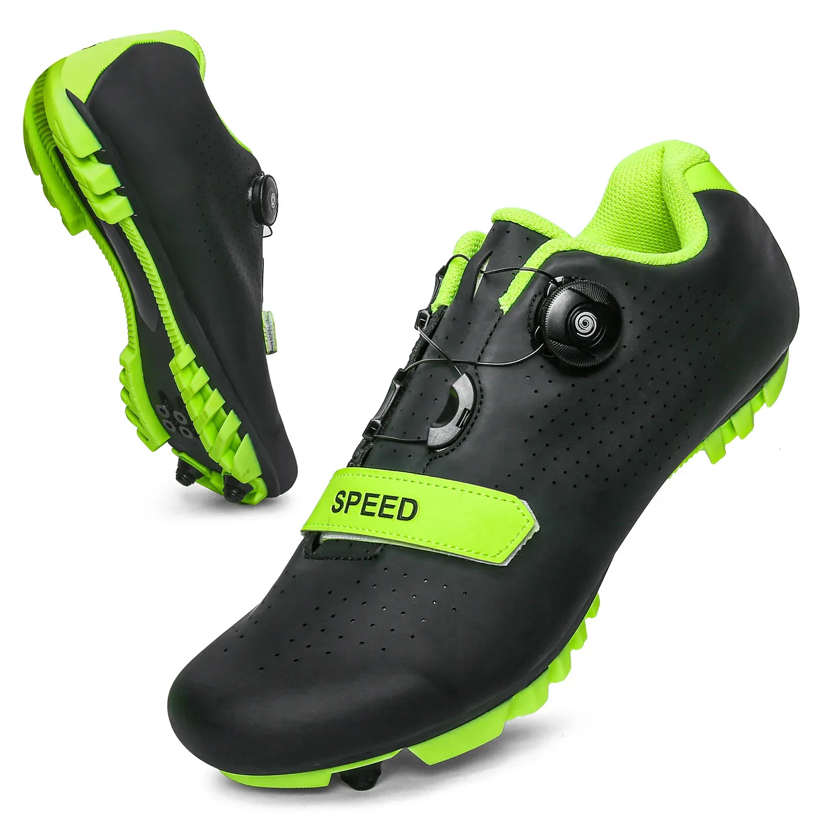 Cycling Sneaker MTB Men Sports Dirt Bike Shoes Spd Pedal Mountain Bicycle Footwear Speed Racing Man Flat Off Road Cycling Shoes 240104