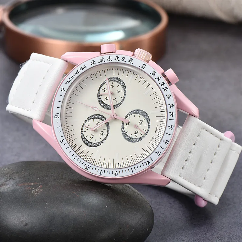 Księżyc Mens Designer Watch for Woman Air King Bioceramic Ruch Watches Ceramic Planet Montre Limited Edition Master Wristwatches Quarz Men Watch