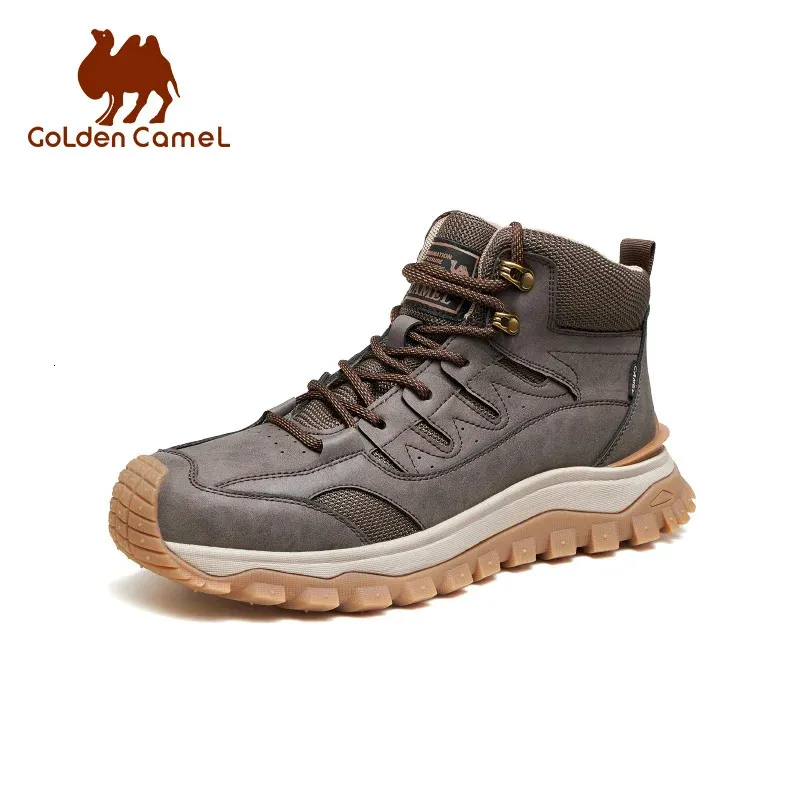 GOLDEN CAMEL Outdoor Hiking Shoes Thick-soled Casual Men's Winter Boots Sports High-top Trekking Shoes for Men Autumn 240104