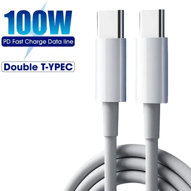 PD 100W 60W USB C do C Kabel danych Szybkie ładowanie dla Huawei Samsung Xiaomi Type C do typu C