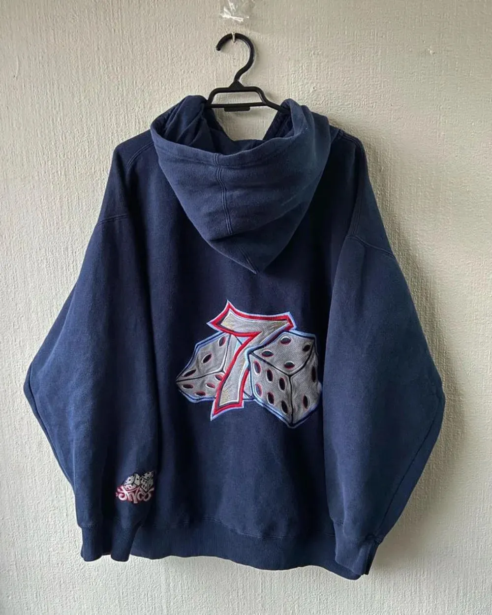 Y2K Felpa con cappuccio Harajuku Hip Hop JNCO Dice Grafica Ricamo Felpa con cappuccio oversize Felpa da uomo Donna Pullover con cappuccio gotico Abbigliamento 240104