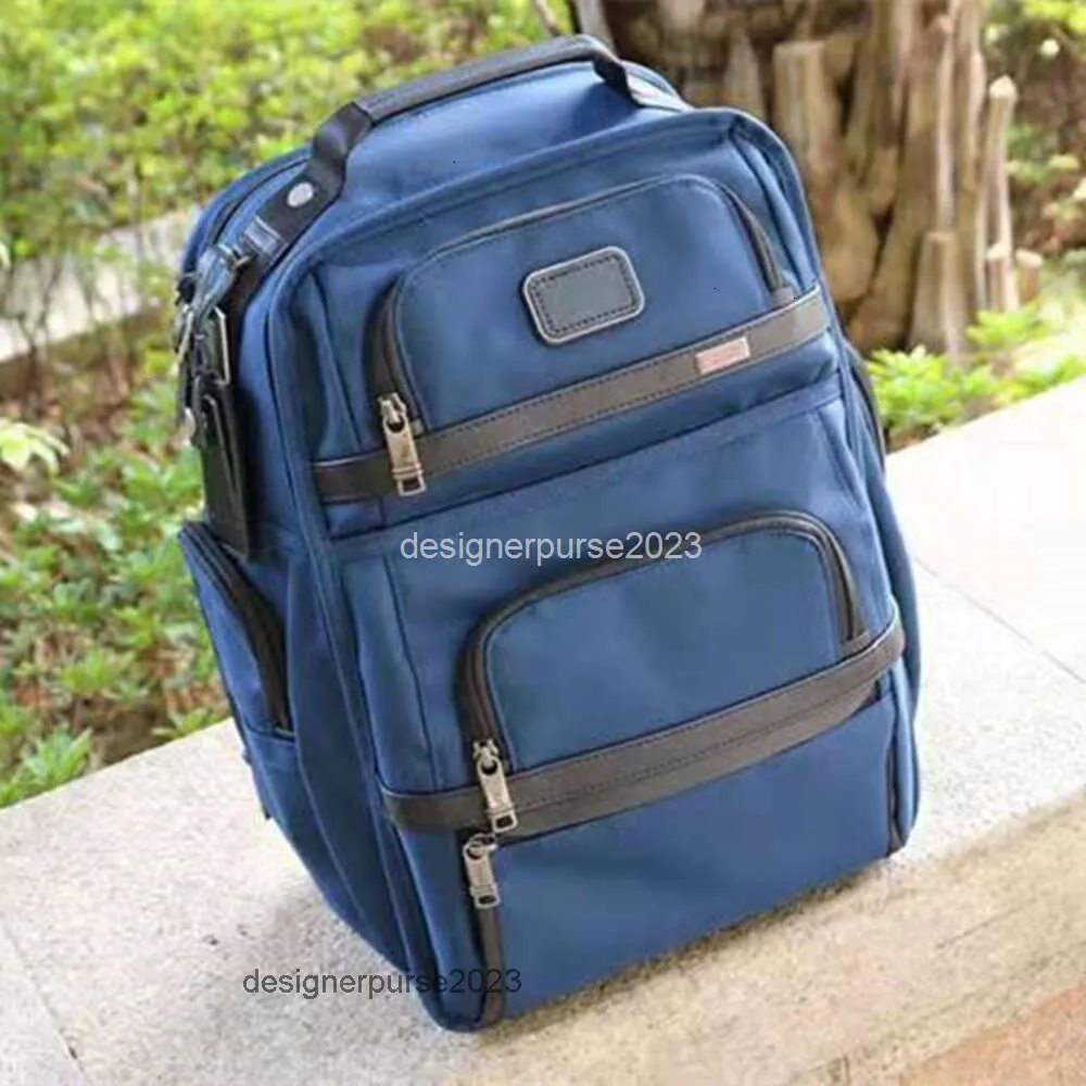 パックハンドバッグ2603578D3弾道バックデザイナーTumiis Men's BookBag Luxury Books Computer Backpack Bags Alpha Business 3 Nylon DMSG