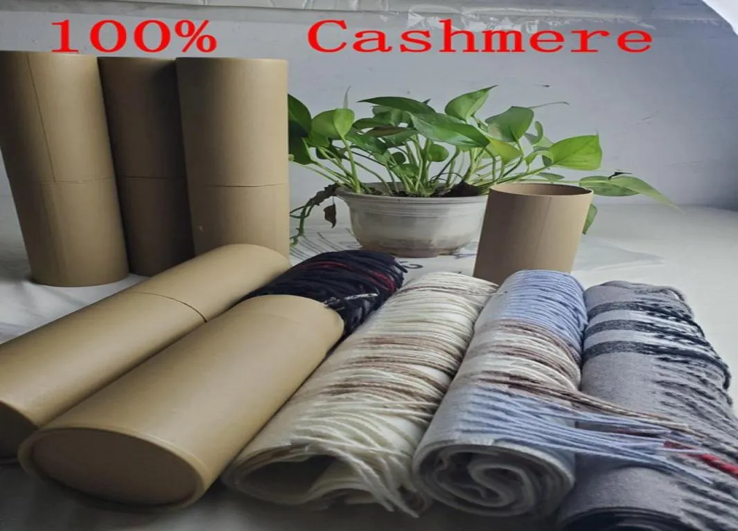 Presente 2021 moda inverno unissex topo 100 cachecol de caxemira para homens e mulheres clássico cheque cobertor cachecóis pashmina designer xales an8791637