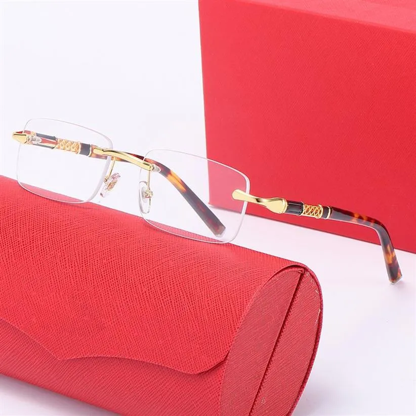 Damen-Sonnenbrille, Herren-Designer-Sonnenbrille, runde Sonnenbrille, Carti-Brille, hervorragende Qualität, 4 Farben, rote Box, Metall, schwarz, braune Gläser, 266 m